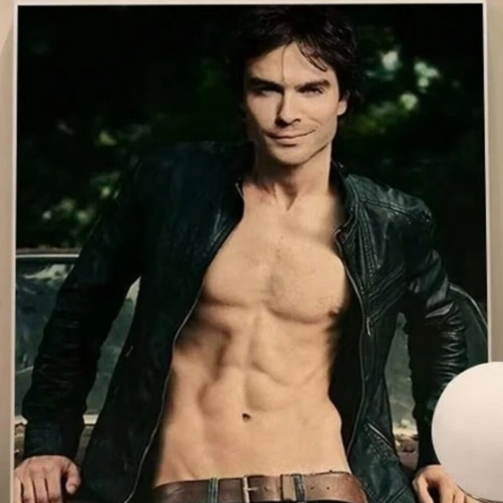 Damon from The Vampire Diaries! Ian Somerhalder 50X70cm Canvas